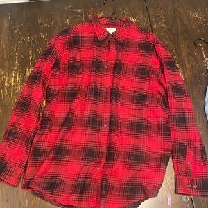 Croft & Barrow - Red and Black Button up shirt